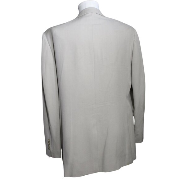 GRANT THOMAS 42R Ivory Silk Men's Sport Jacket Blazer Lord & Taylor - Picture 3 of 9